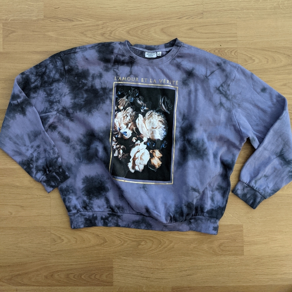 Crystal Dreams 💎🔮Oversized Sweatshirt Tie-Dye